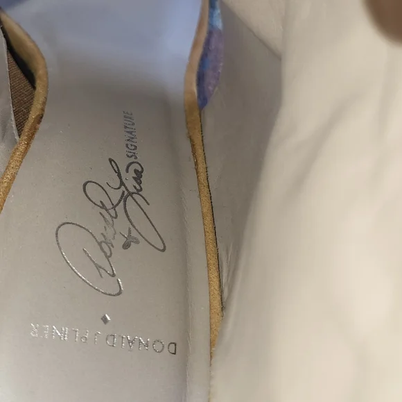 Rare Donald Pliner Lisa Signature Inux Boho Bohemian Native Fringe Stiletto 8 - Picture 13 of 14